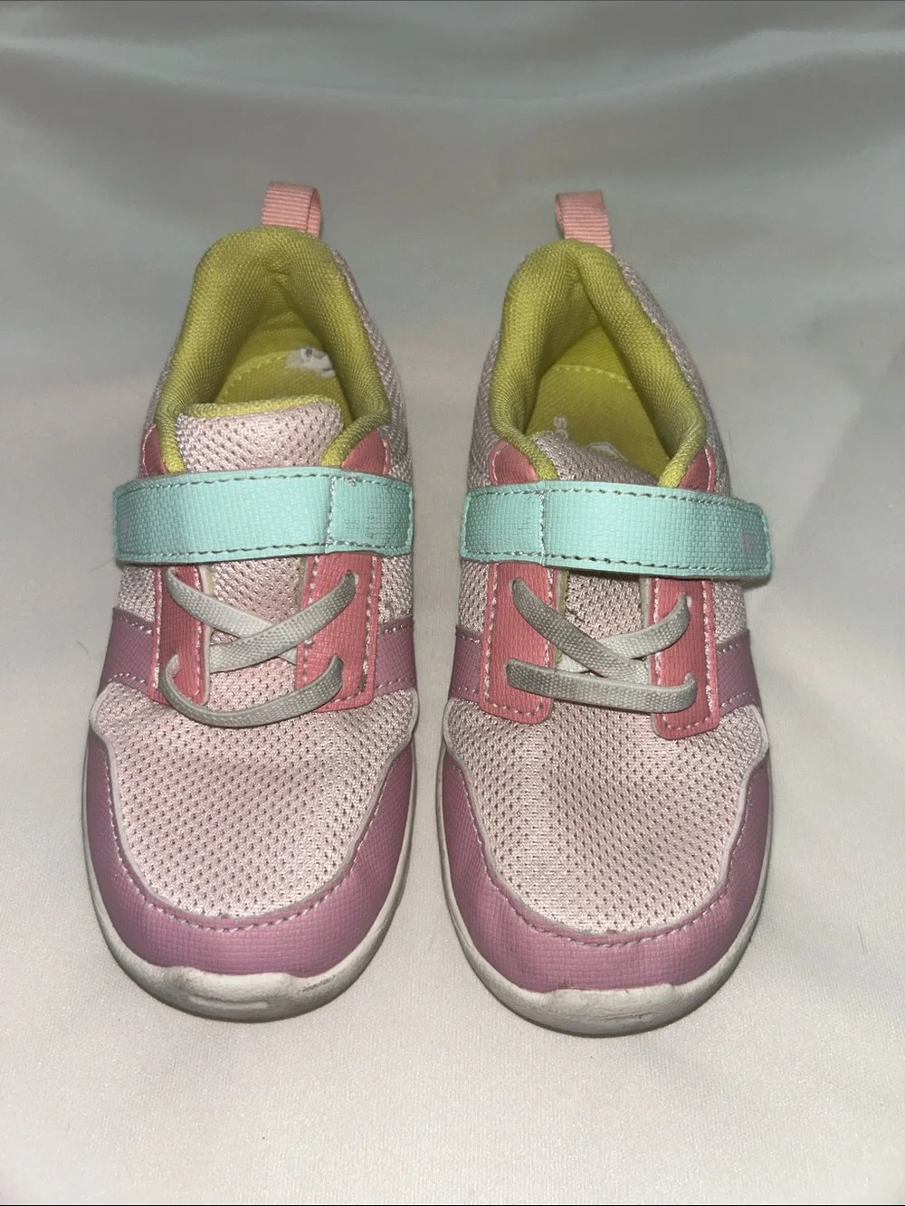 See Kai Run Pink and Mint Girls' Sneakers